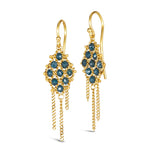 Small Textile Earrings