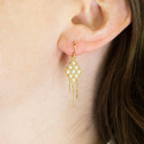 Small Textile Earrings