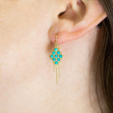Small Textile Earrings