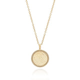 Large Medallion Necklace - Gold