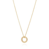 Circle of Life Open "O" Necklace - Gold