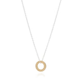 Circle of Life Open "O" Necklace - Gold & Silver