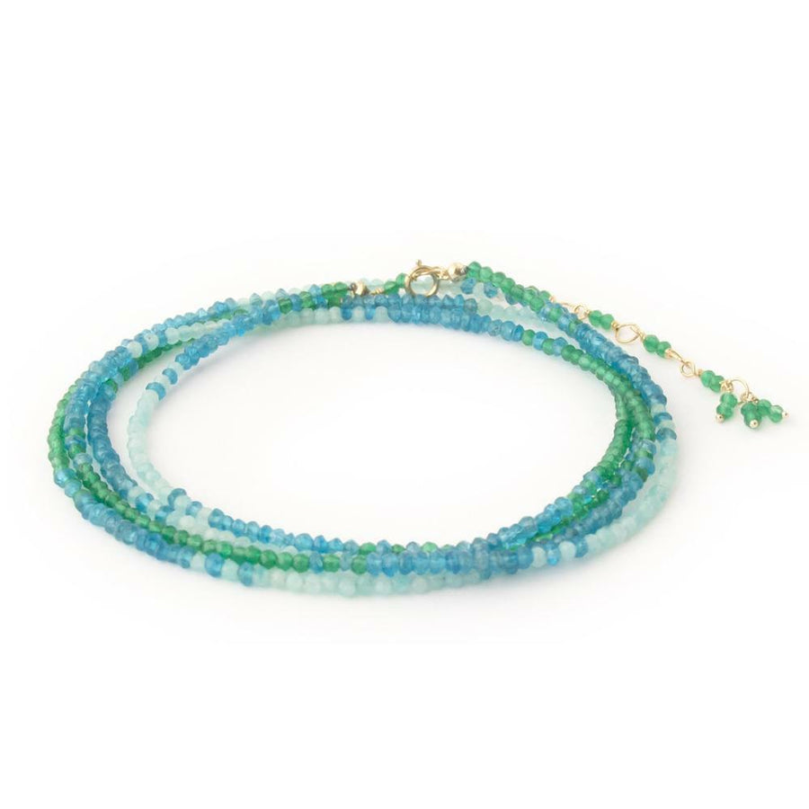 Ocean Ombre Wrap Bracelet - Necklace