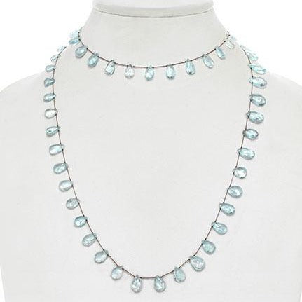 Aquamarine Long Necklace