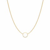 Tiny Circle Necklace