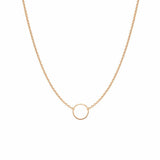 Tiny Circle Necklace