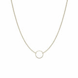 Tiny Circle Necklace