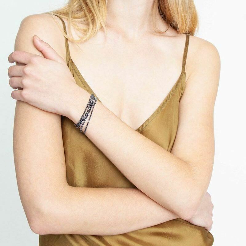 Mystic Black Mix Naked Wrap Bracelet