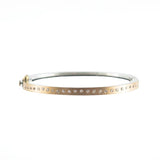 Rene 4mm Eternity Diamond Bangle - Rose Gold