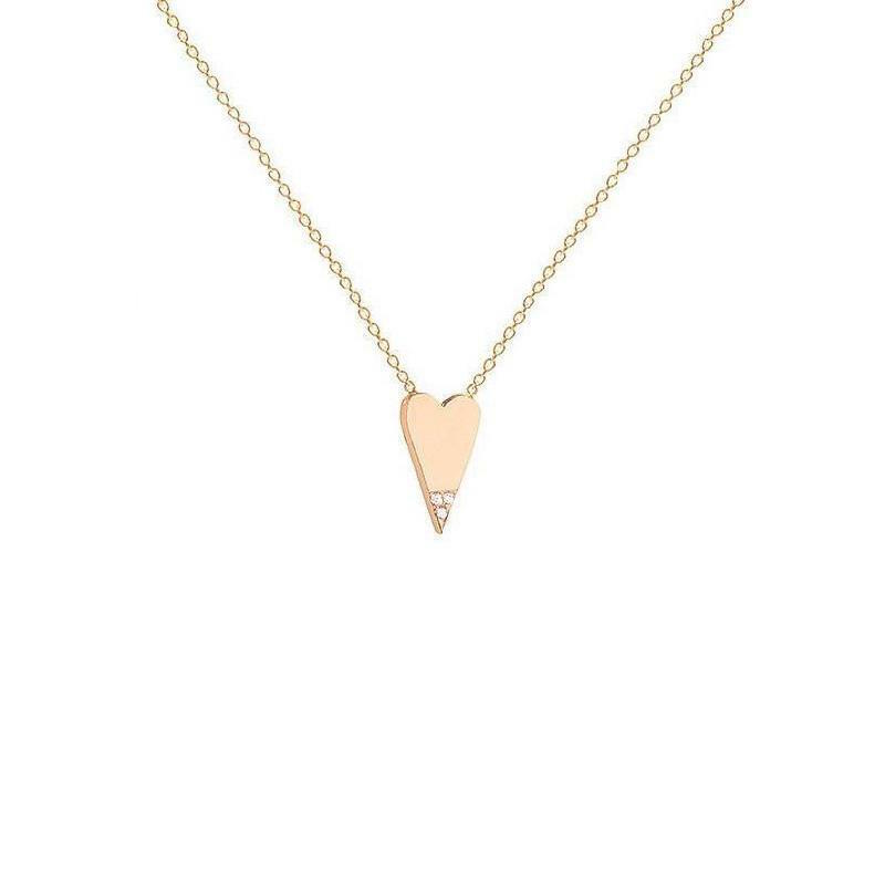 Diamond Dipped Heart Necklace