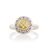 Diamond Four Star Harmony Ring
