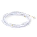 Chalcedony Wrap Bracelet - Necklace