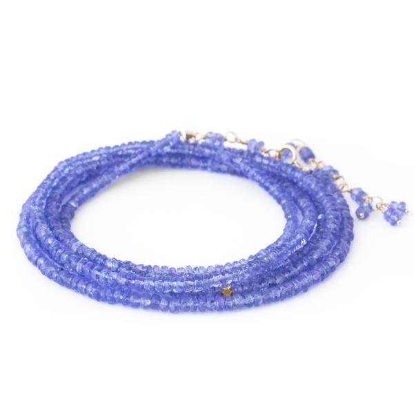 Tanzanite Wrap Bracelet - Necklace