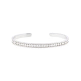 Dotted Stacking Cuff - Silver