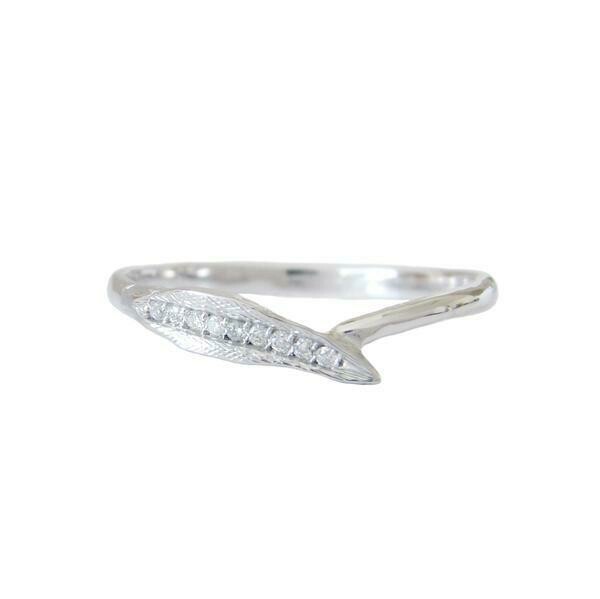 Ti Leaf Ring