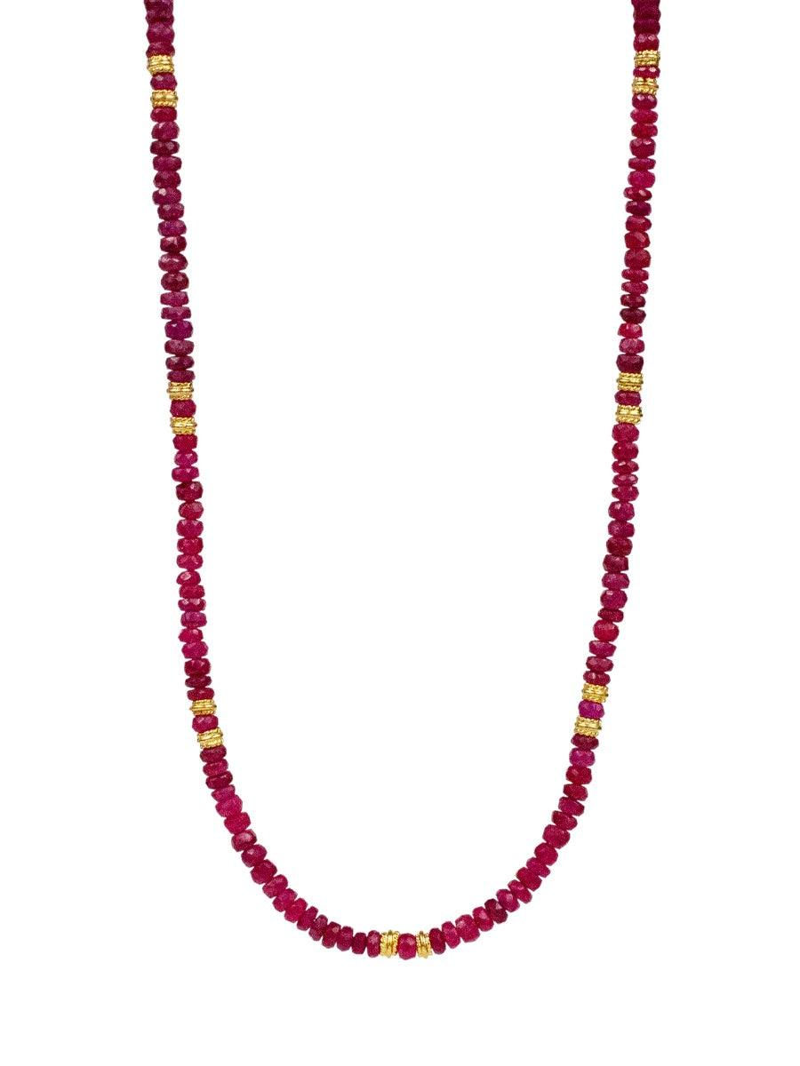 Ruby Coastline Necklace