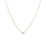 Mixed Chain Floating Diamond Necklace
