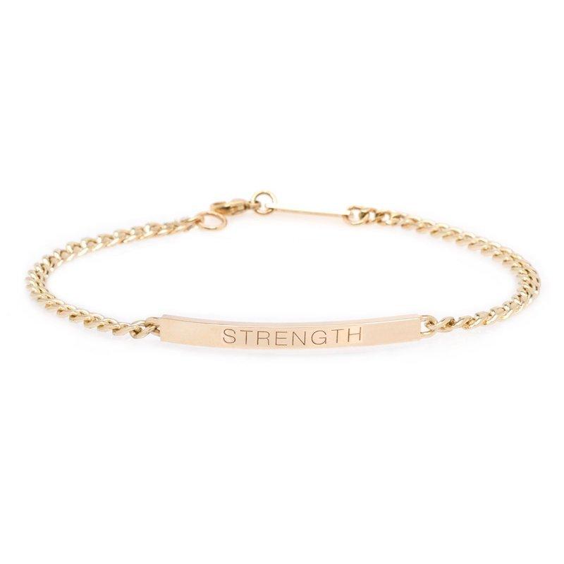 Small Curb Chain Personalized ID Bracelet