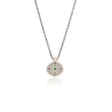 Emerald Nostalgia Charm Necklace