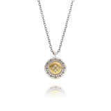 Diamond Four Star Harmony Pendant Necklace