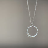 Encrusted Round Branch Necklace