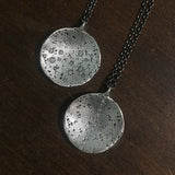 Large Rock Stripe Diamond Necklace
