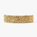 18k Yellow Gold Plated Sterling Silver Naked Wrap Bracelet