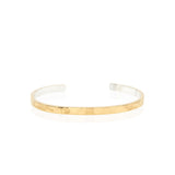 Hammered Stacking Cuff - Gold
