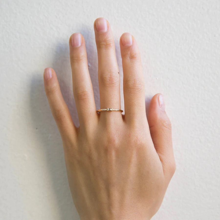 Baguette Petite Equilibrium Ring