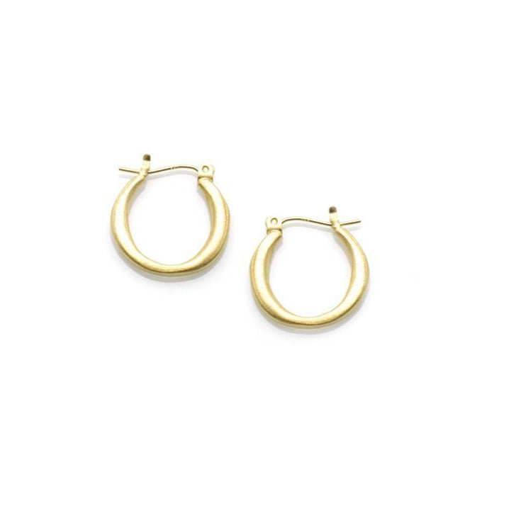 Small Round Hoop Earrings