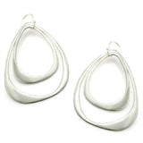 Large and Small Open Drop Earrings