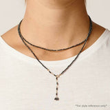 Black Ombre Wrap Bracelet - Necklace
