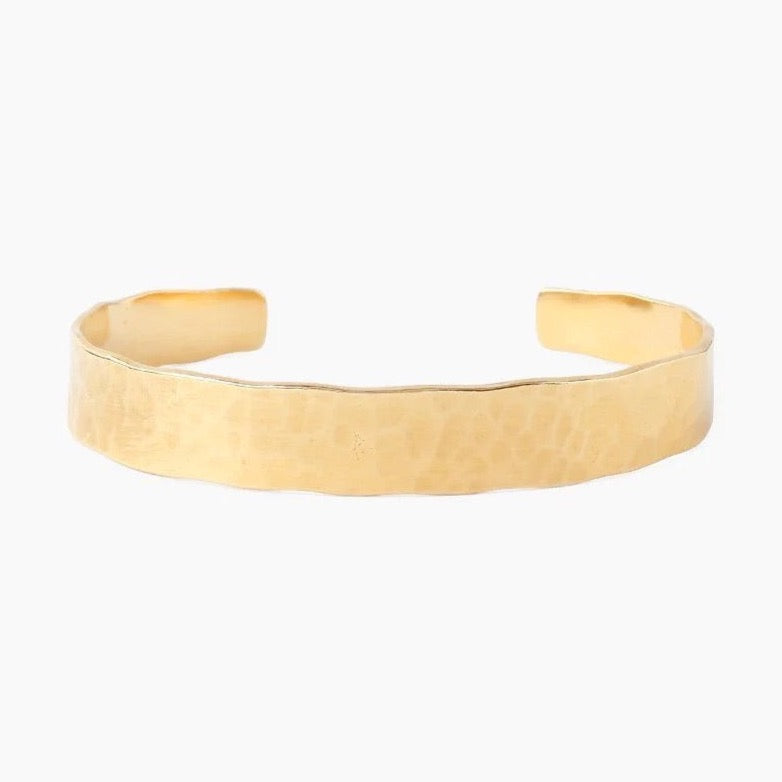 Wavy Hammered Cuff