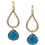 Blue Quartz Biel Earrings