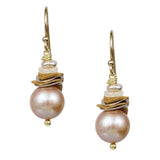 Small Taupe Pearl Rio Earrings