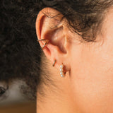 Extra Small Hinge Huggie Hoops