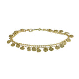 Gold Kelp Double Chain Bracelet