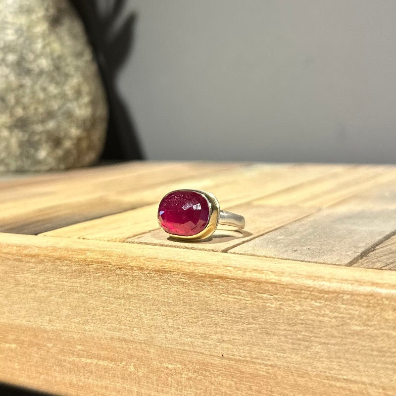 Faceted Oval African Ruby