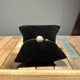 Cultured Pearl with Diamond Bangle