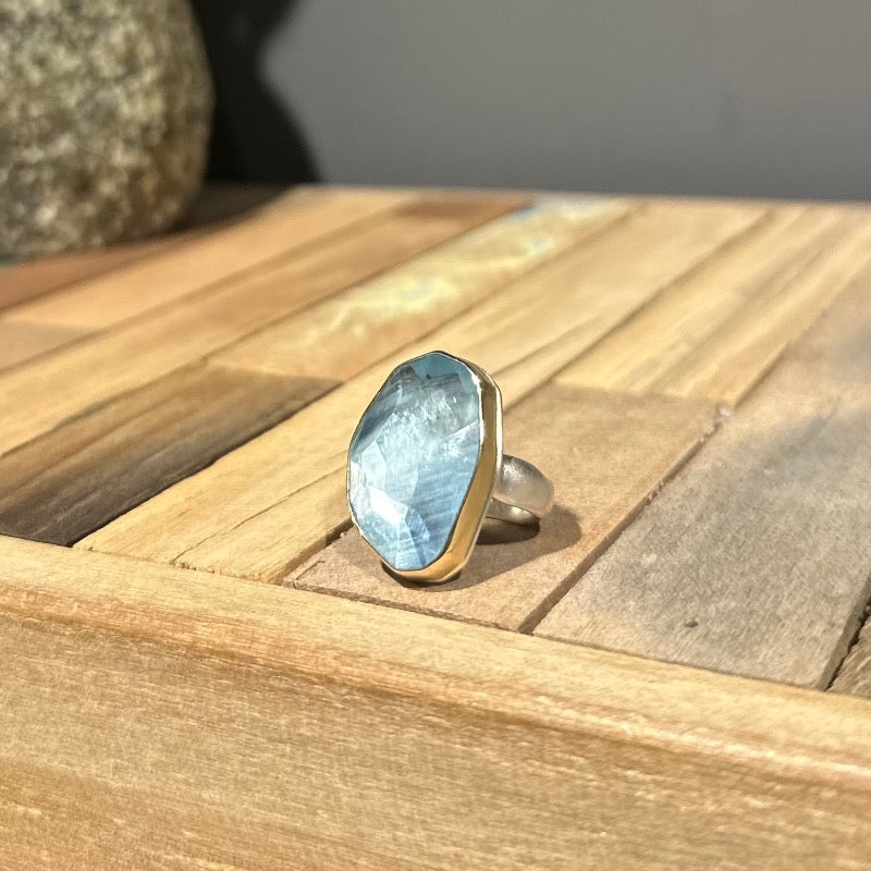Faceted Aquamarine