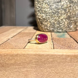 Oval Indian Ruby
