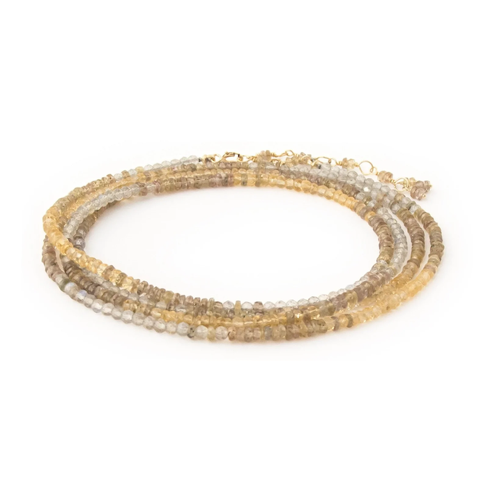 Golden Ombre Wrap Bracelet - Necklace