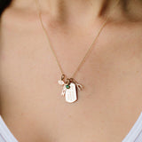 Single Emerald Charm Pendant | May Birthstone