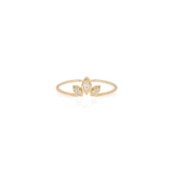 Marquise Diamond Fan Ring