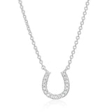 Small Diamond Horseshoe Necklace