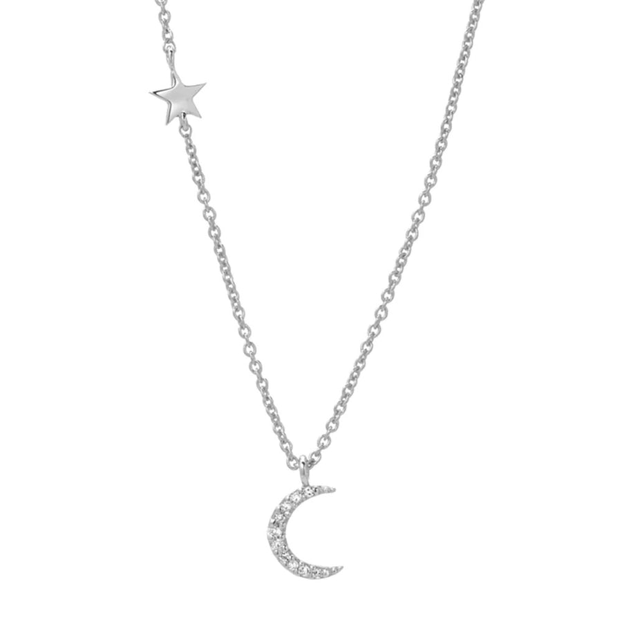 Petite Moon & Star Necklace