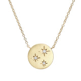 Mini Starry Disc Necklace