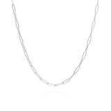 Elongated Box Chain Necklace