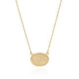 Classic Medium Oval Necklace - Gold