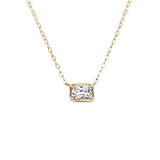 White Sapphire Leone Necklace